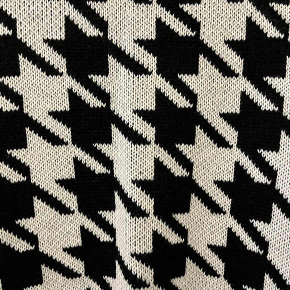 NWT HYFVE Houndstooth Chunky Cardigan - Picture 7 of 8